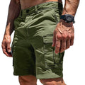 Men's Cargo Shorts Summer Multi-Pocket Button Zipper Pants With Pockers Fashion Beach Pants - WALMYE #