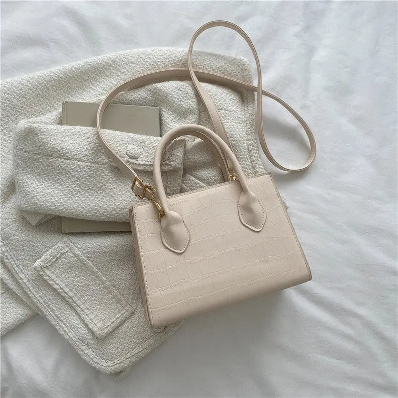 One Shoulder Cross Body Solid Small Square Bag - WAlMYe #