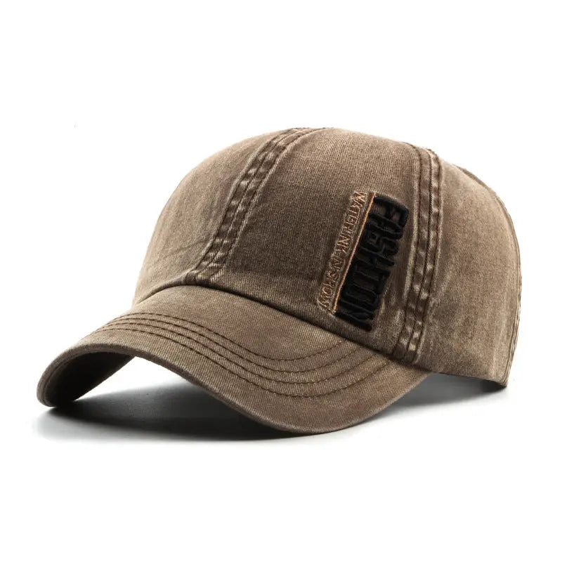 Outdoor Sun Mountaineering Sports Duck Tongue Baseball Cap Embroidered Letter Cotton Hat - WAlMYe #
