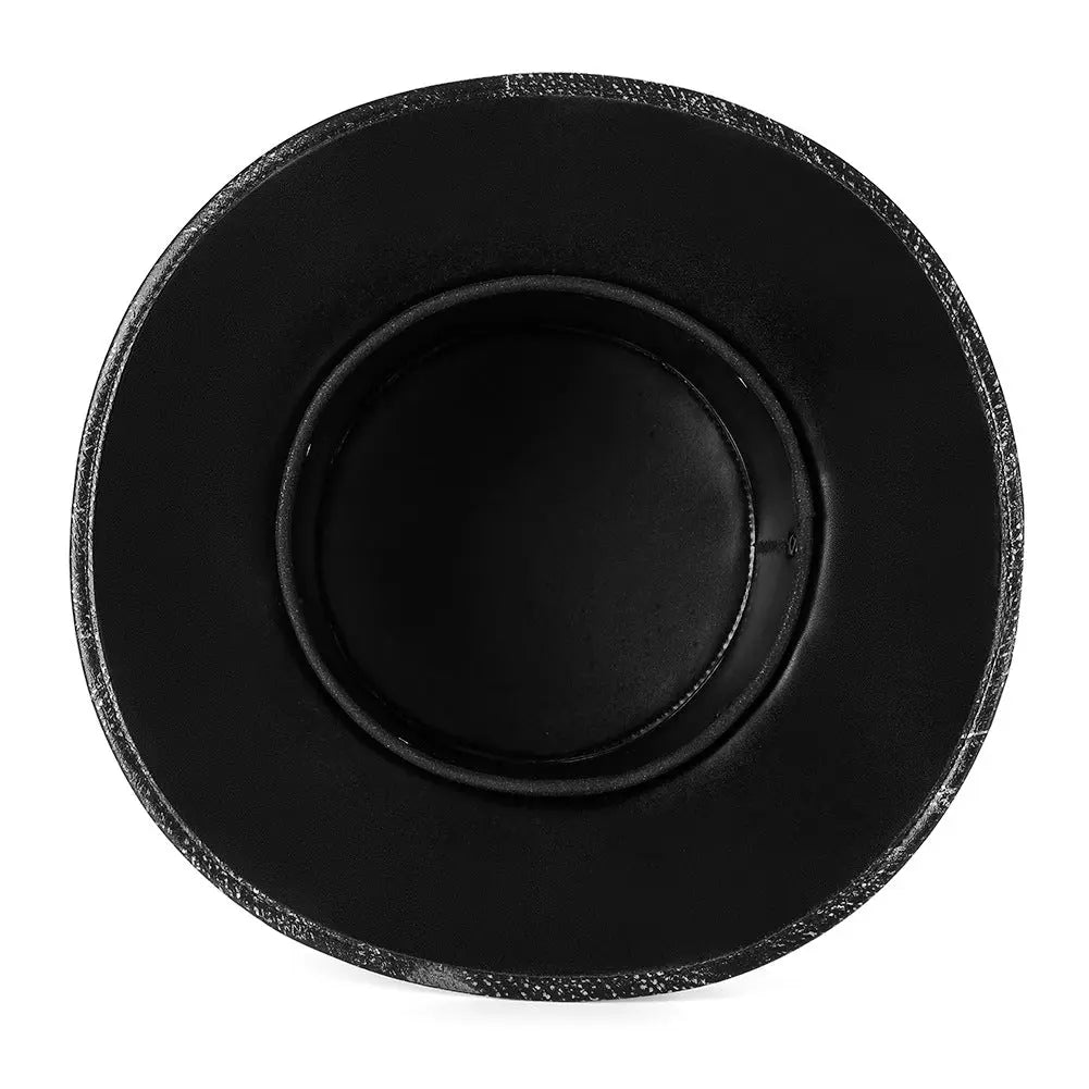 PU Leather Gentleman Hat Punk Party Stage Performance - WAlMYe #