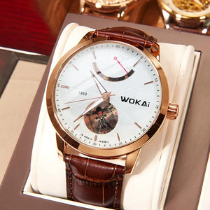 Personalized New Men's Leather Watch - WAlMYe #