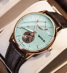 Personalized New Men's Leather Watch - WAlMYe #