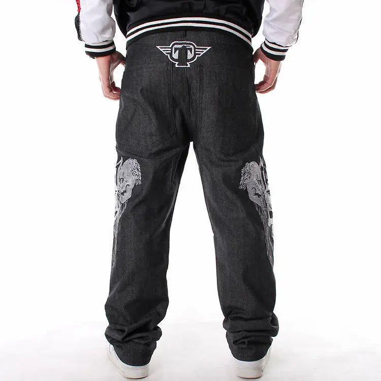 Plus Fat Plus Size Hip-hop Jeans Men's Trend - WAlMYe #