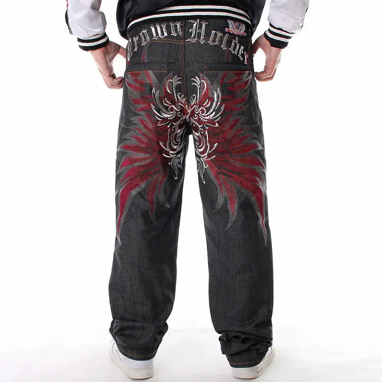 Plus Fat Plus Size Hip-hop Jeans Men's Trend - WAlMYe #