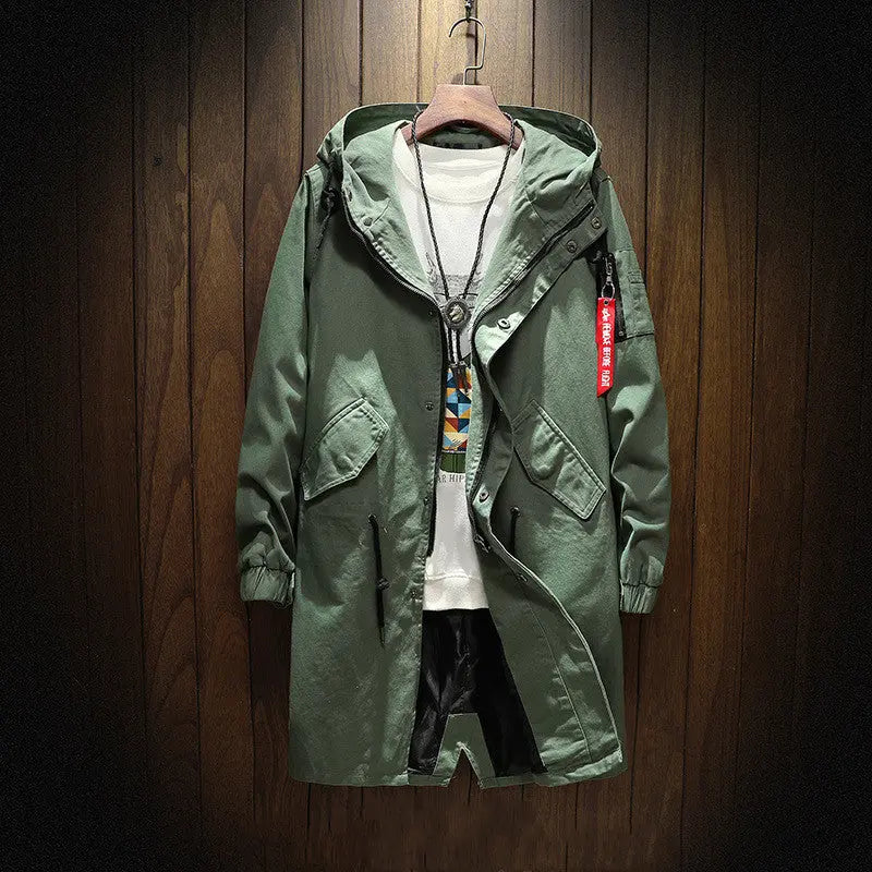 Plus Size Men's Hooded Casual Fashion Jacket - WAlMYe #