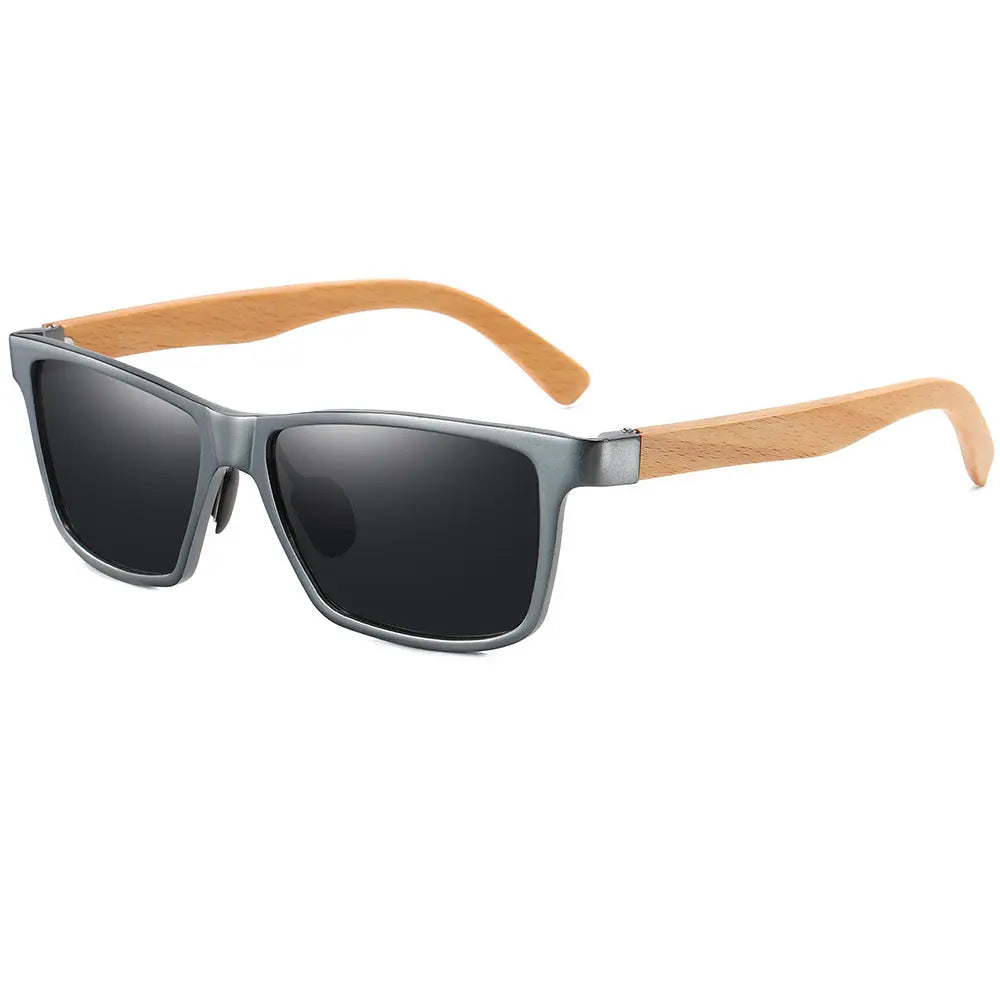 Polarized bamboo sunglasses - WAlMYe #