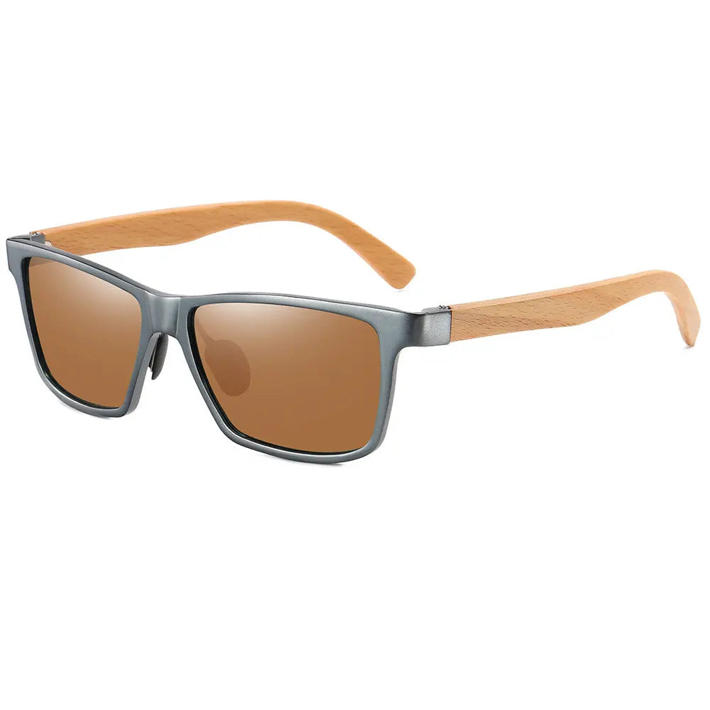 Polarized bamboo sunglasses - WAlMYe #