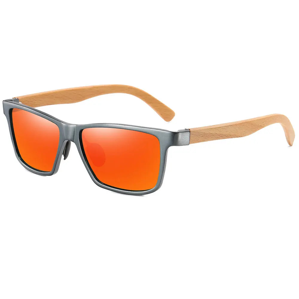 Polarized bamboo sunglasses - WAlMYe #