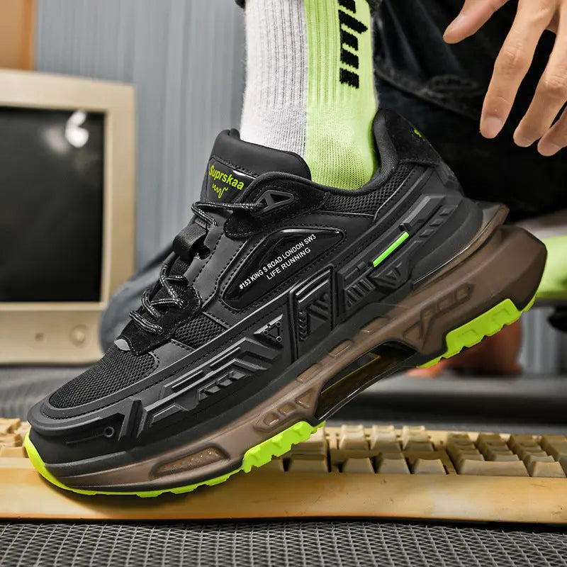 Popcorn Platform Running Sneakers Casual Low Top Qiankun Wheel Mecha Shoes - WAlMYe #