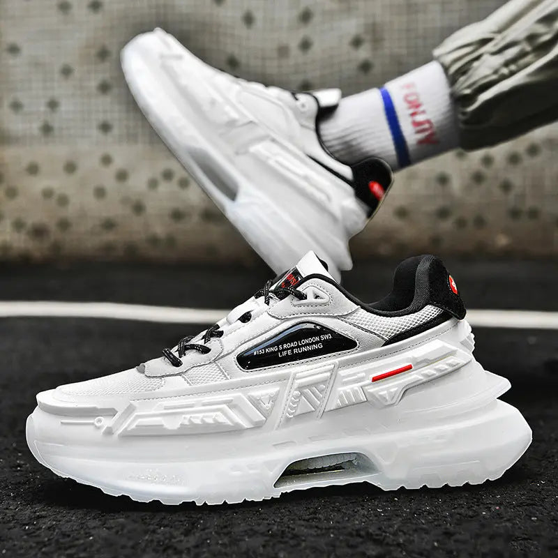 Popcorn Platform Running Sneakers Casual Low Top Qiankun Wheel Mecha Shoes - WAlMYe #