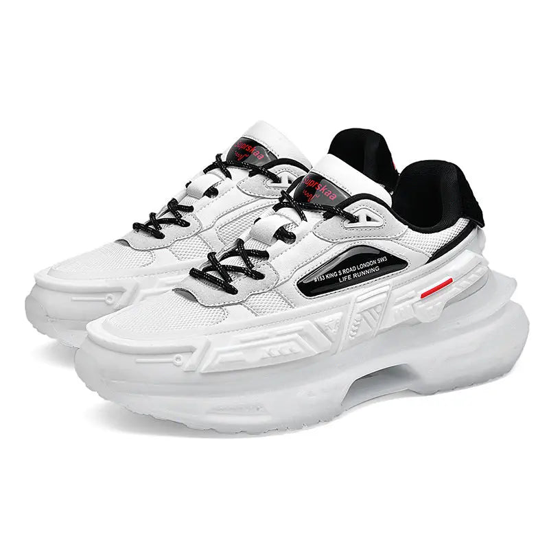 Popcorn Platform Running Sneakers Casual Low Top Qiankun Wheel Mecha Shoes - WAlMYe #