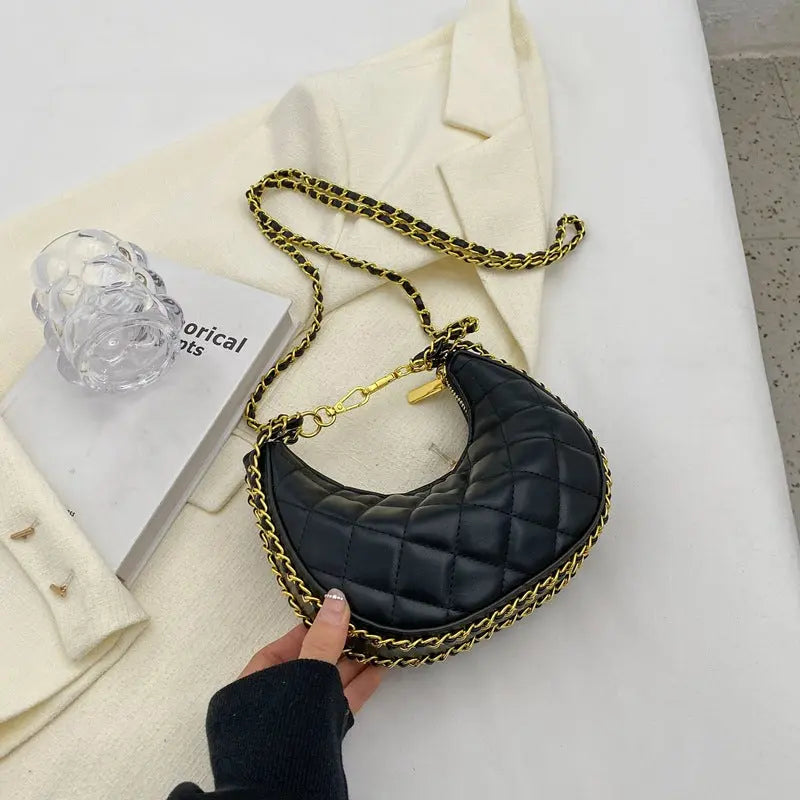 Popular Texture Chain Crossbody Bag - WAlMYe #