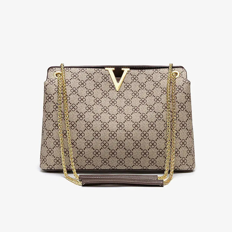 Printed Underarm One Shoulder Cross-body Chain Handbag Female - WAlMYe #