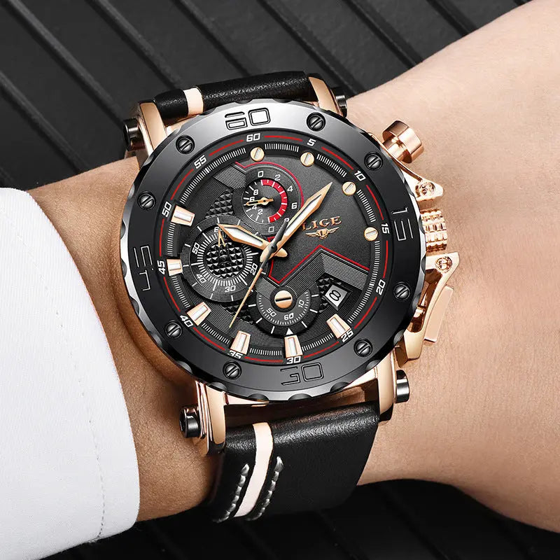 Quartz Calendar Multifunctional Waterproof Watch Chronograph Table - WAlMYe #