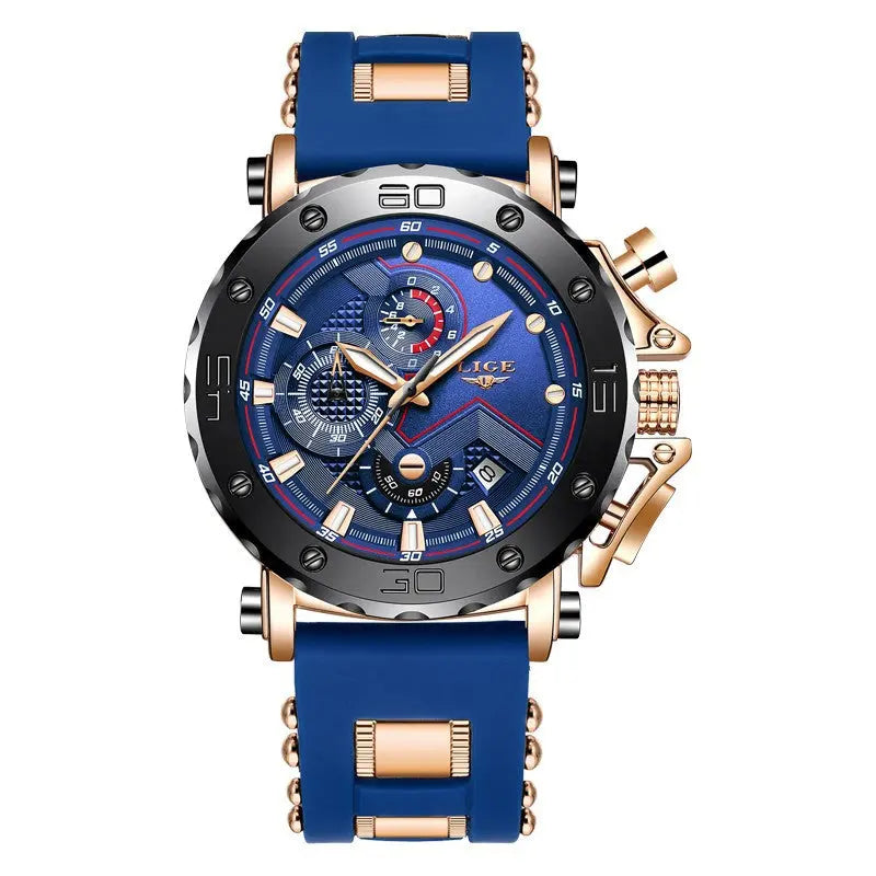 Quartz Calendar Multifunctional Waterproof Watch Chronograph Table - WAlMYe #