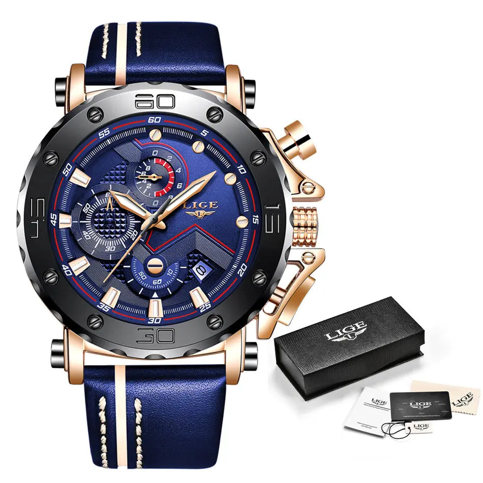 Quartz Calendar Multifunctional Waterproof Watch Chronograph Table - WAlMYe #