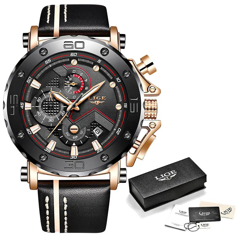 Quartz Calendar Multifunctional Waterproof Watch Chronograph Table - WAlMYe #