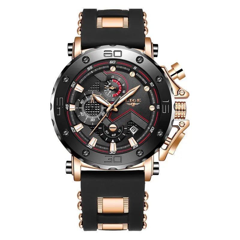 Quartz Calendar Multifunctional Waterproof Watch Chronograph Table - WAlMYe #