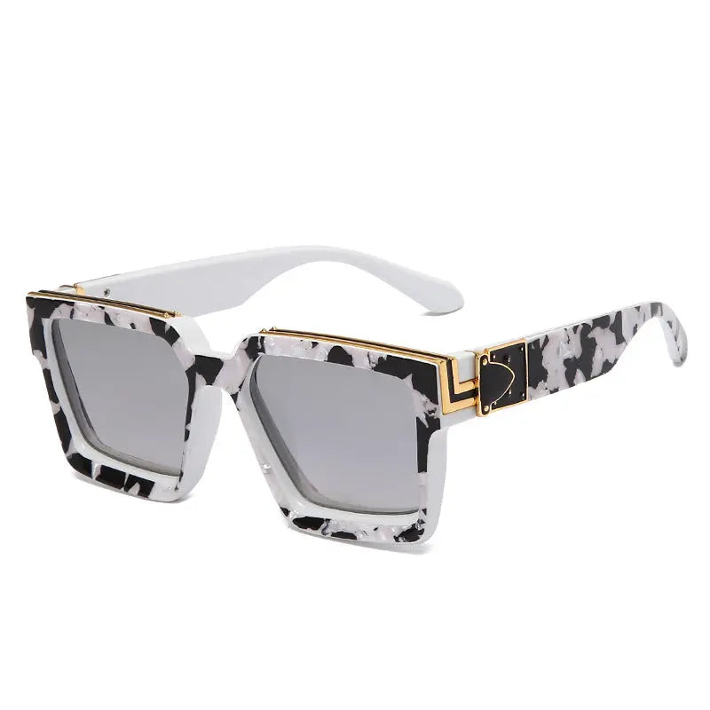 Retro Sunglasses Women Fashion Square Big Frame - WAlMYe #
