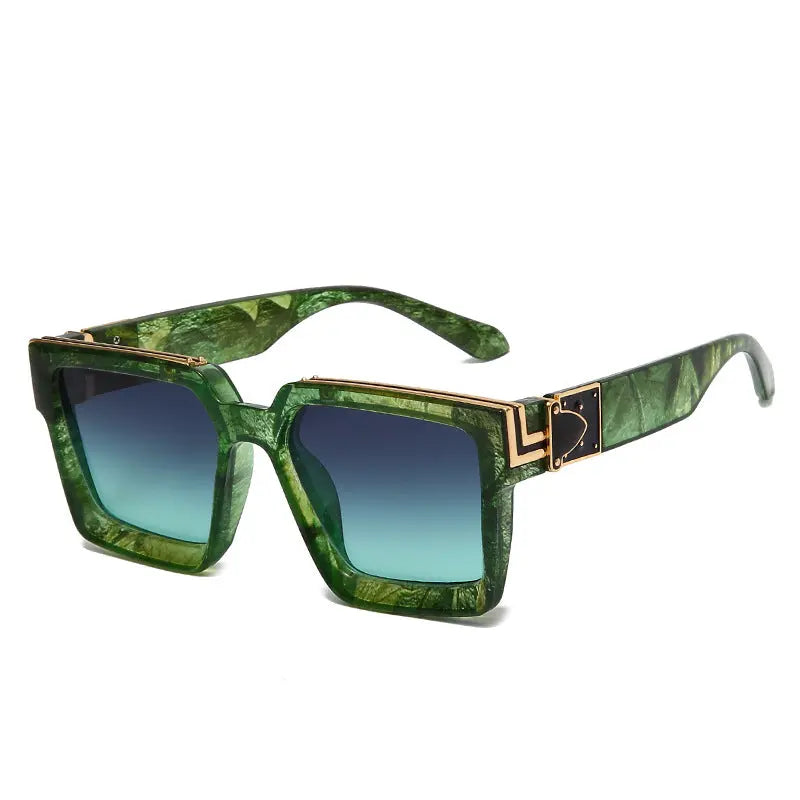 Retro Sunglasses Women Fashion Square Big Frame - WAlMYe #