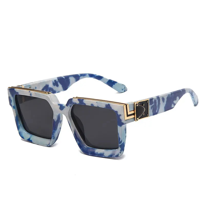 Retro Sunglasses Women Fashion Square Big Frame - WAlMYe #