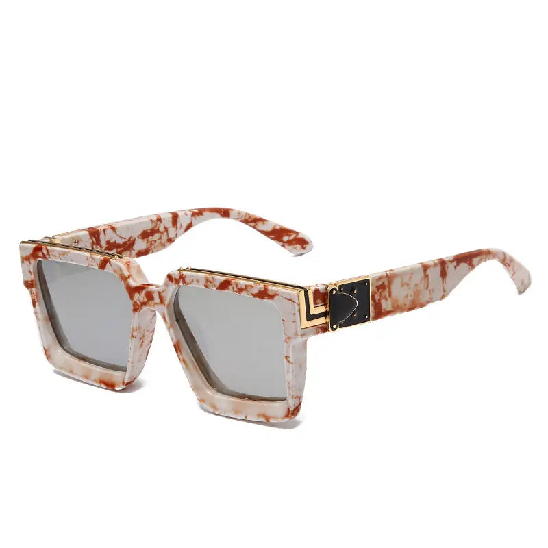 Retro Sunglasses Women Fashion Square Big Frame - WAlMYe #