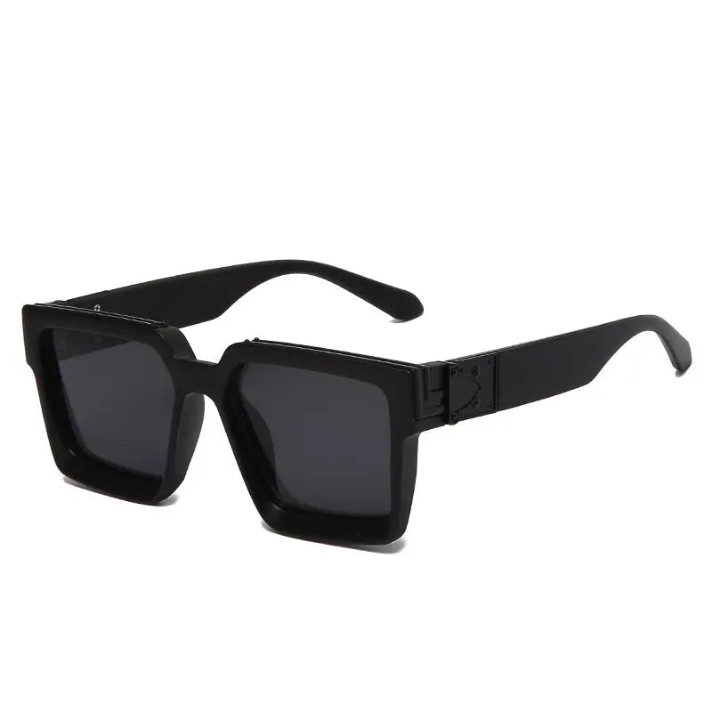 Retro Sunglasses Women Fashion Square Big Frame - WAlMYe #