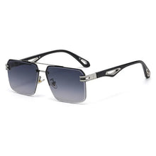 Load image into Gallery viewer, Rimless Cut Edge Fashion Double Beam Sunglasses - WAlMYe #
