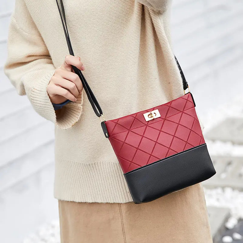 Simple Lock Women's Bag Shoulder Messenger - WAlMYe #