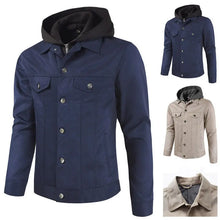 Load image into Gallery viewer, Single-breasted Casual Youth Jacket With Detachable Collar - WAlMYe #
