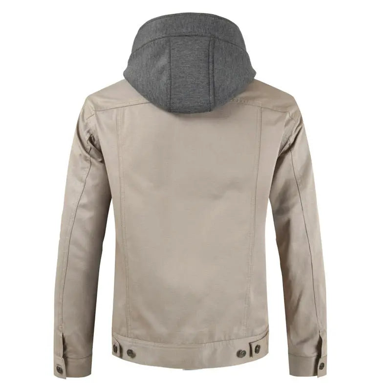 Single-breasted Casual Youth Jacket With Detachable Collar - WAlMYe #