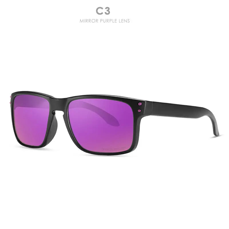 Square Sports Sunglasses With Multiple Colors - WAlMYe #