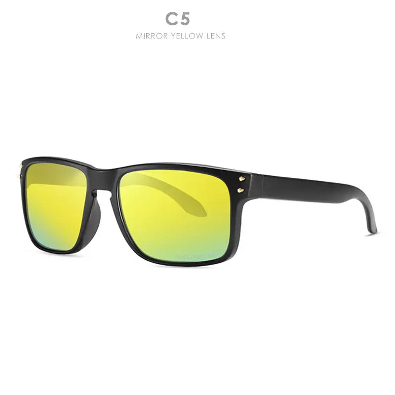 Square Sports Sunglasses With Multiple Colors - WAlMYe #