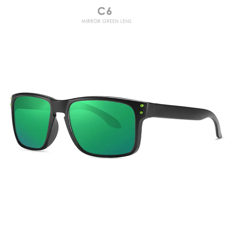Square Sports Sunglasses With Multiple Colors - WAlMYe #