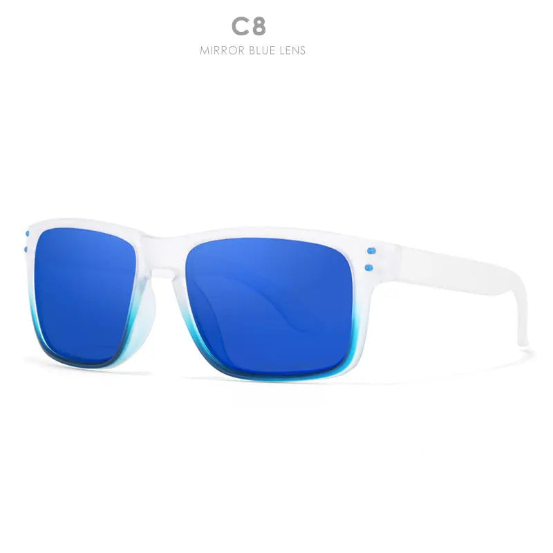 Square Sports Sunglasses With Multiple Colors - WAlMYe #
