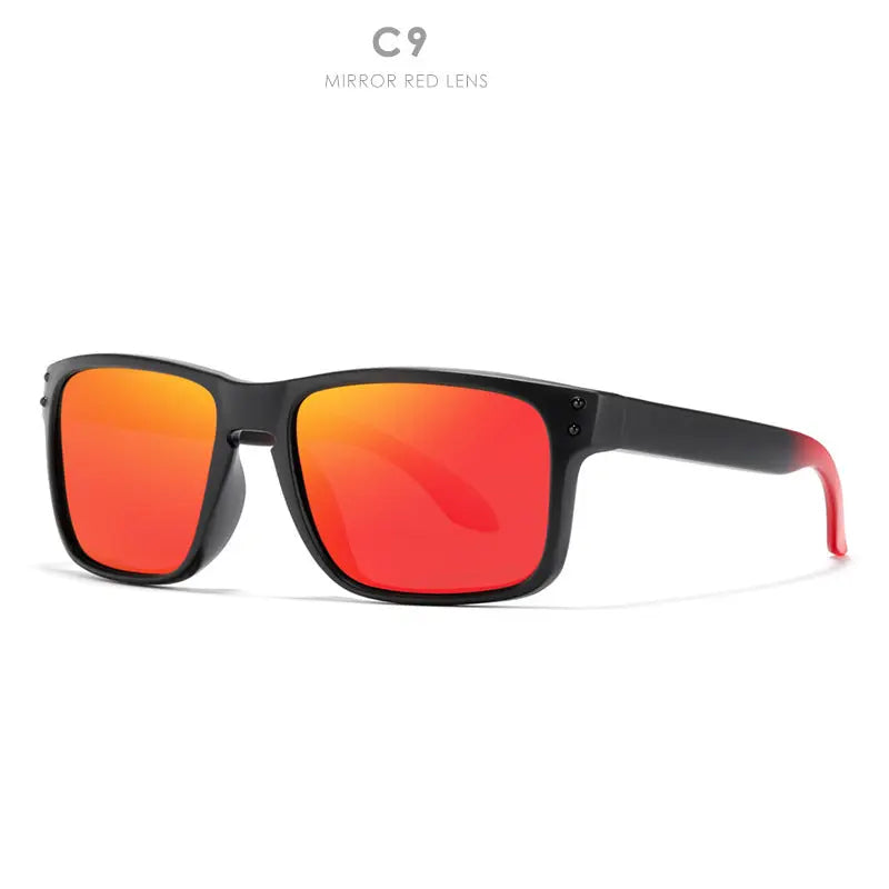 Square Sports Sunglasses With Multiple Colors - WAlMYe #
