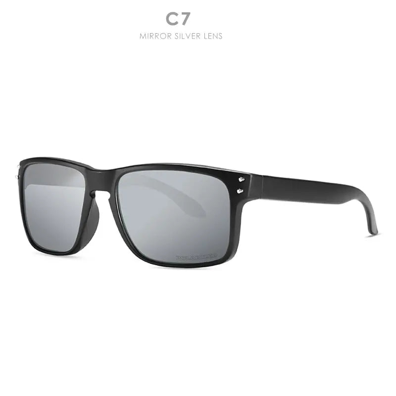 Square Sports Sunglasses With Multiple Colors - WAlMYe #