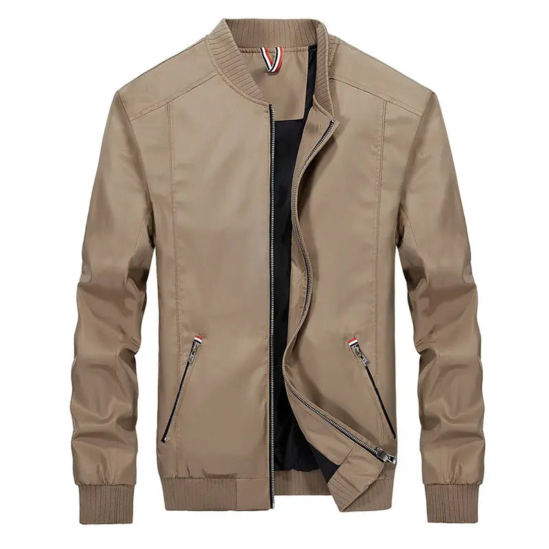 Stand-up Collar Men's Jacket Casual Plus Size - WAlMYe #