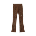 Strap Raw Edge Jeans Hip-hop Street - WAlMYe #