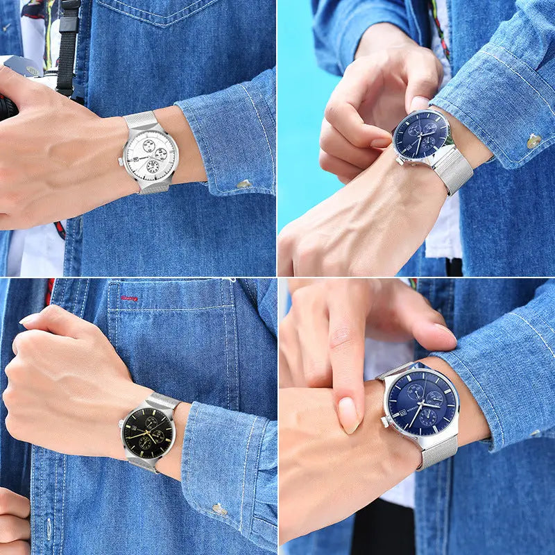 Student waterproof mesh strap watch - WAlMYe #