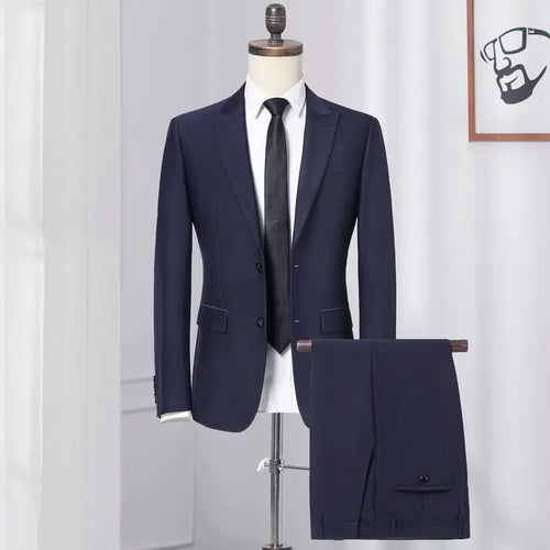 Suit Suit Male Korean Style Slim Suit Suit - WAlMYe #