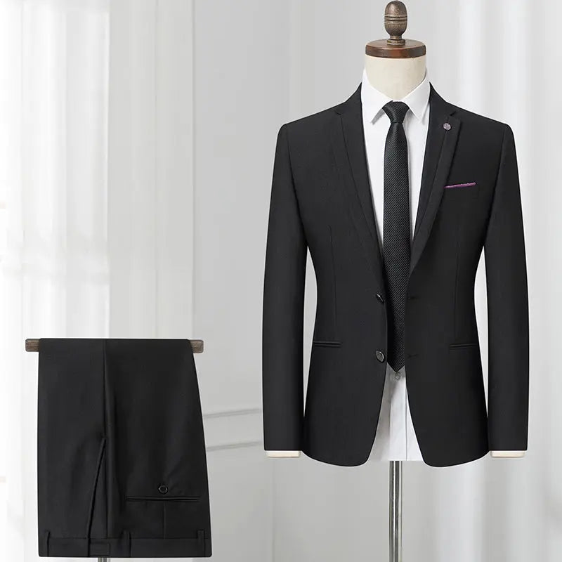 Suit Suit Male Korean Style Slim Suit Suit - WAlMYe #