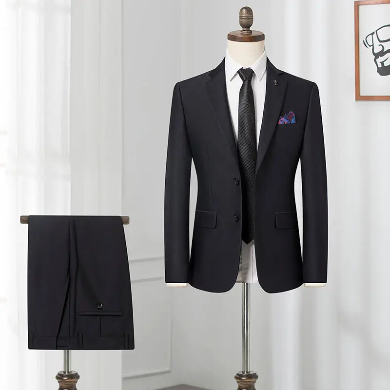 Suit Suit Male Korean Style Slim Suit Suit - WAlMYe #
