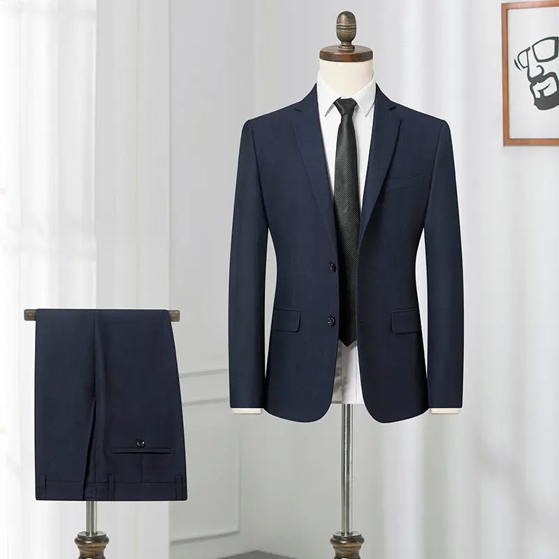 Suit Suit Male Korean Style Slim Suit Suit - WAlMYe #
