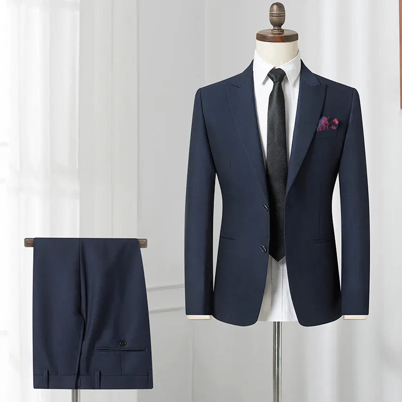 Suit Suit Male Korean Style Slim Suit Suit - WAlMYe #