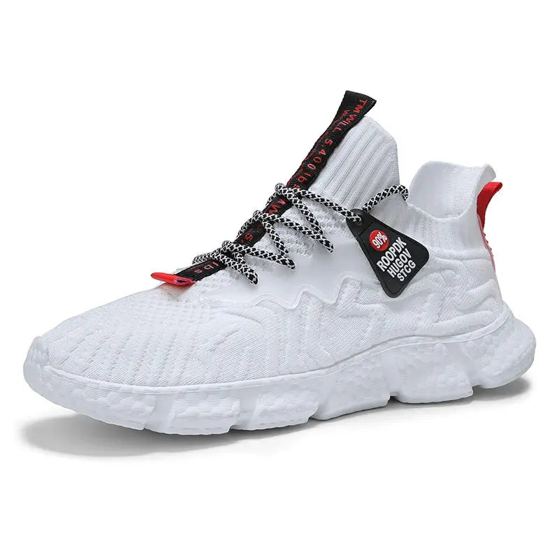 Summer New Men's Shoes Fashion Flying Woven Shoes Mesh Shoes - WAlMYe #