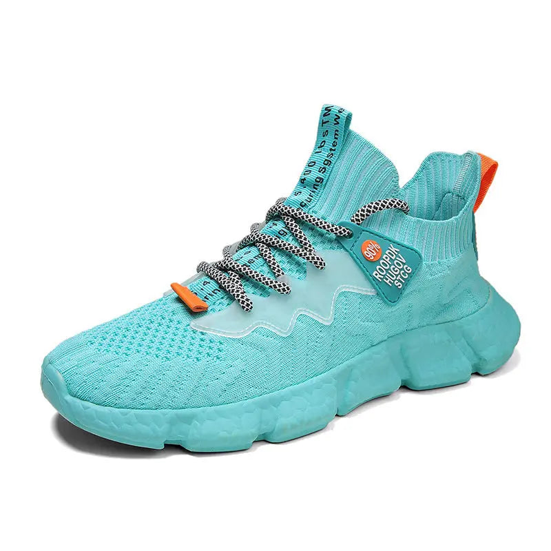 Summer New Men's Shoes Fashion Flying Woven Shoes Mesh Shoes - WAlMYe #