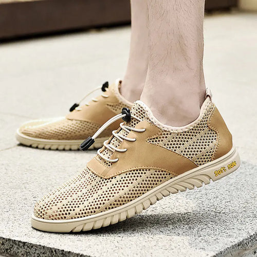 Summer Sports Men Fashion Breathable Mesh Surface Shoes - WAlMYe #