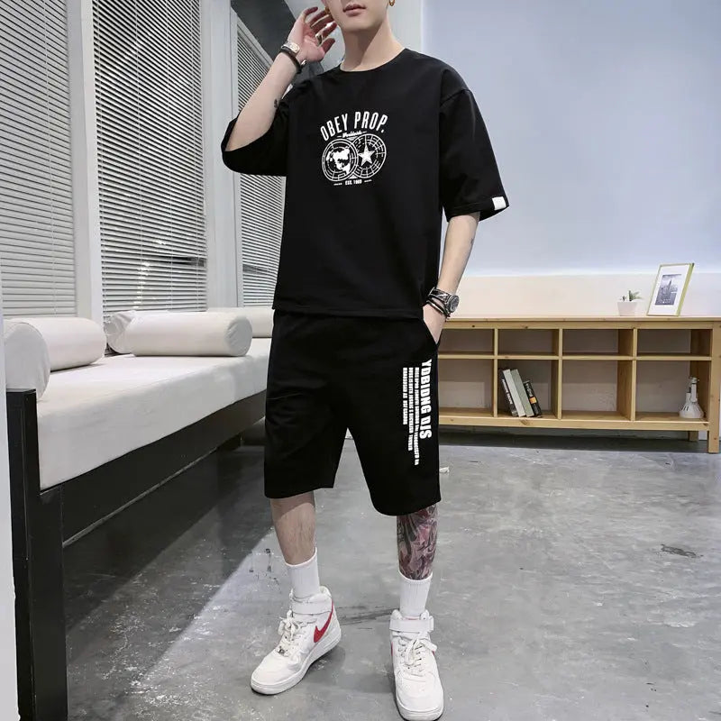 Summer Sportswear Men's T-shirt Suit - WAlMYe #