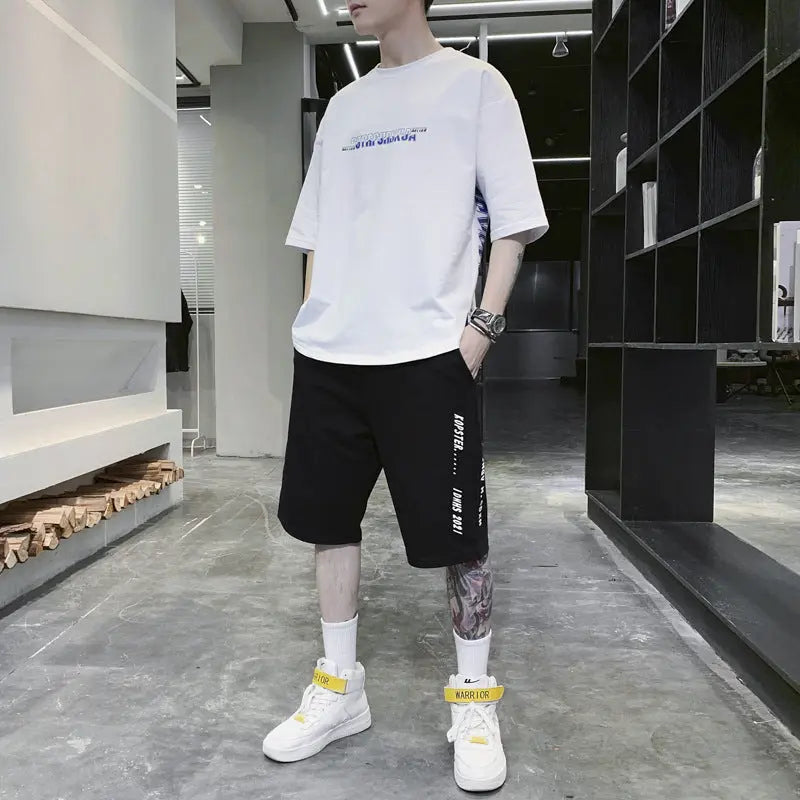 Summer Sportswear Men's T-shirt Suit - WAlMYe #